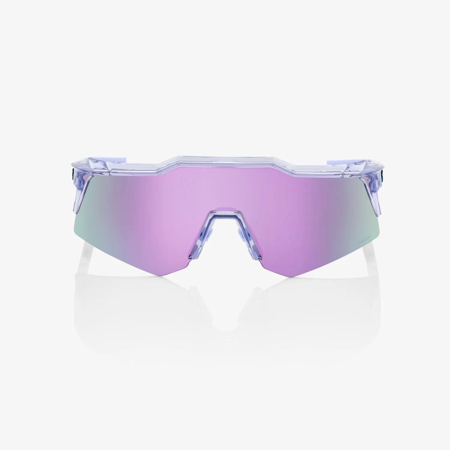 100% Speedcraft XS Polished Translucent Lavender Sunglasses, Lavender Mirror