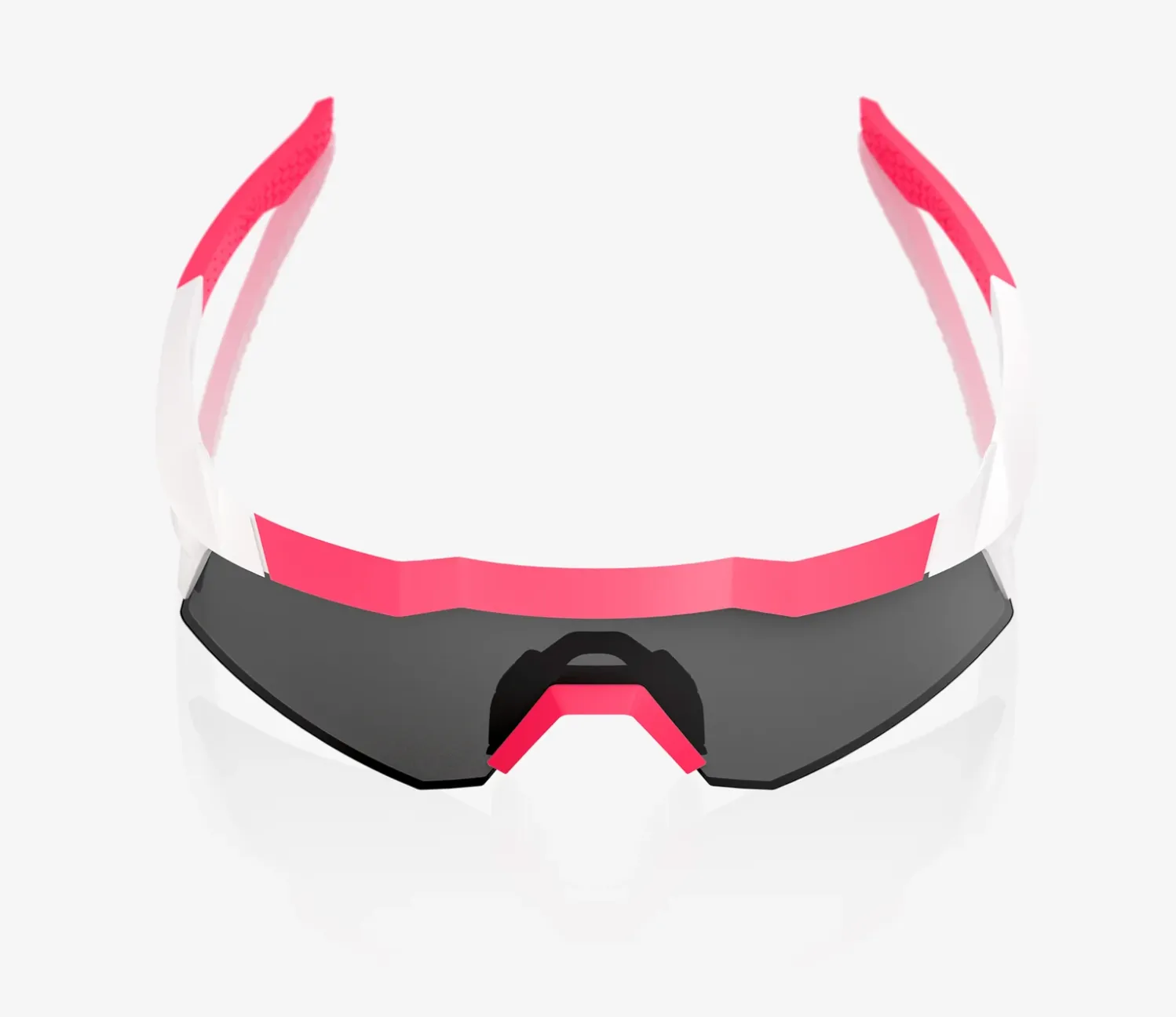 100% Speedcraft XS Puddy Pink White Sunglasses, Smoke Lens