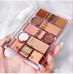12 colors matte finish pearl eye shadow