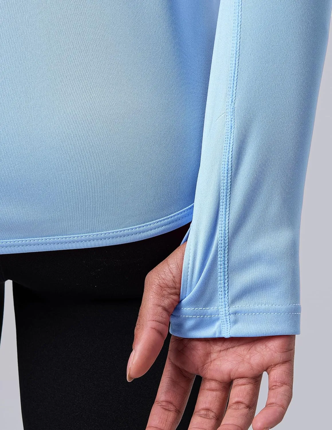 3 Pack: Women's Active Lightweight Long Sleeve Hoodies, UPF Sun Protection Pullover Shirts with Thumb Holes