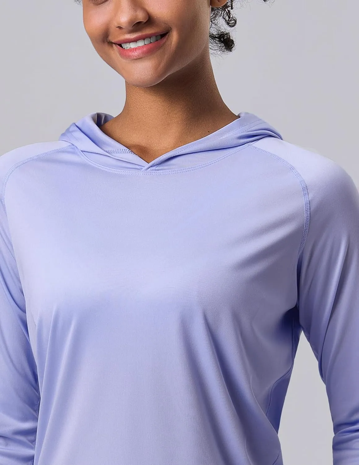 3 Pack: Women's Active Lightweight Long Sleeve Hoodies, UPF Sun Protection Pullover Shirts with Thumb Holes