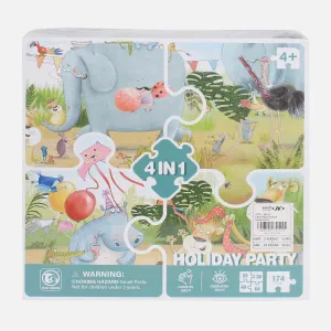 4 IN 1 PUZZLE 230 PIECES (36 49 64 81)