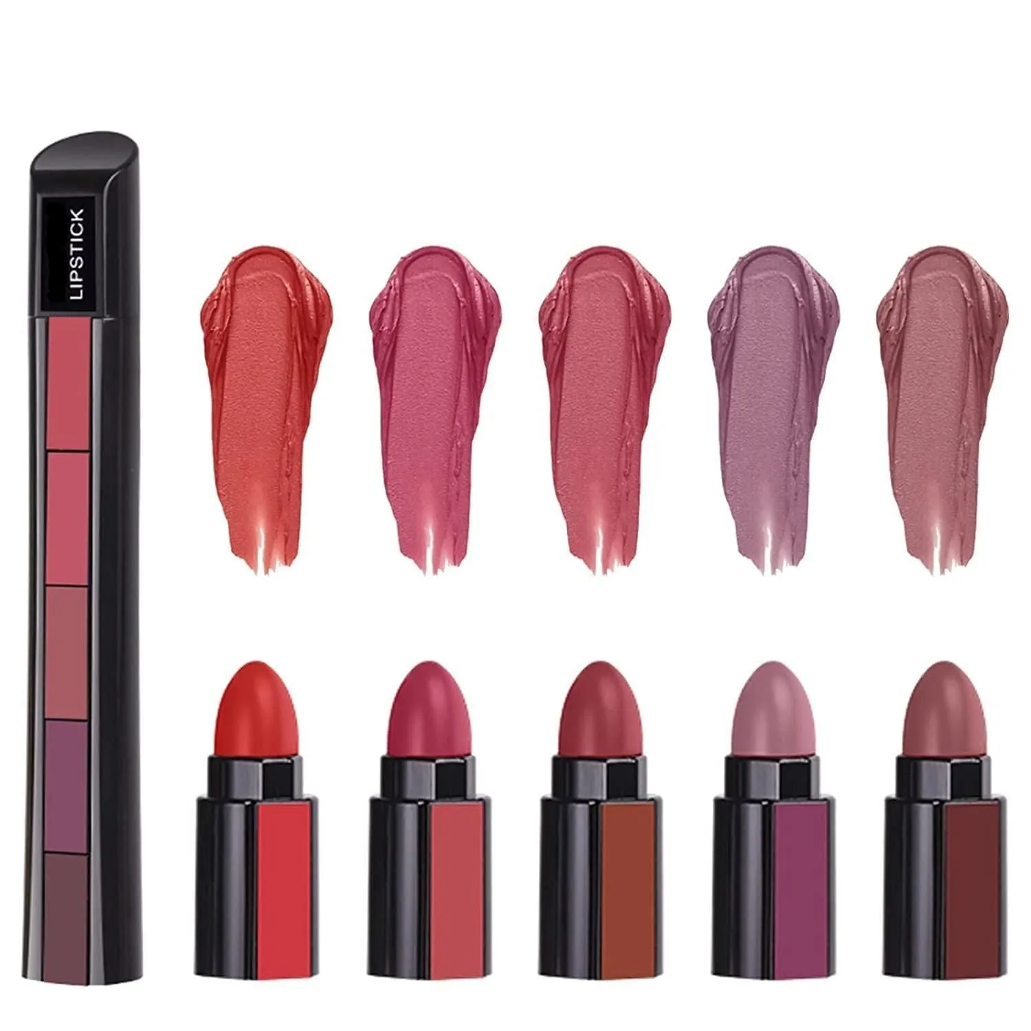 5 in 1 Lipsticks Combo Set