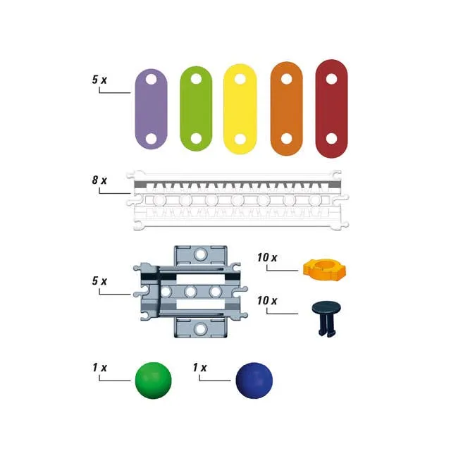 Action & Reaction Sound Track Building Set