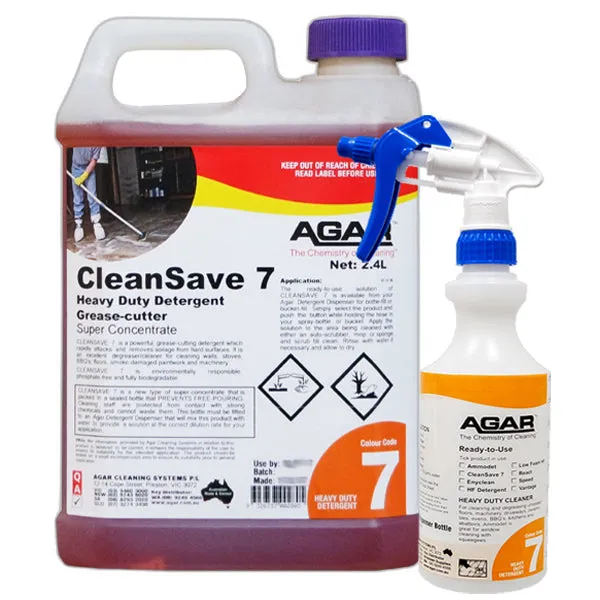 Agar CleanSave 7 Grease Cutting Detergent