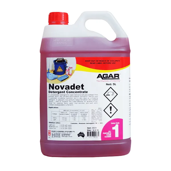 Agar Novadet Concentrated Detergent for Terrazzo, Marble and Slate