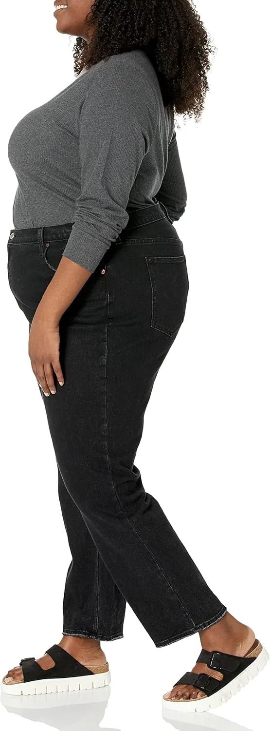 Amazon Essentials Women's Fitted Long Sleeve Shirt, Slim-Fit - Layering Knit Rib V-Neck, Pack of 2