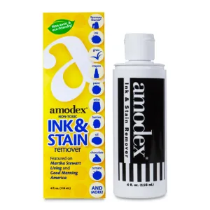 Amodex Ink and Stain Remover - 4 oz. Bottle