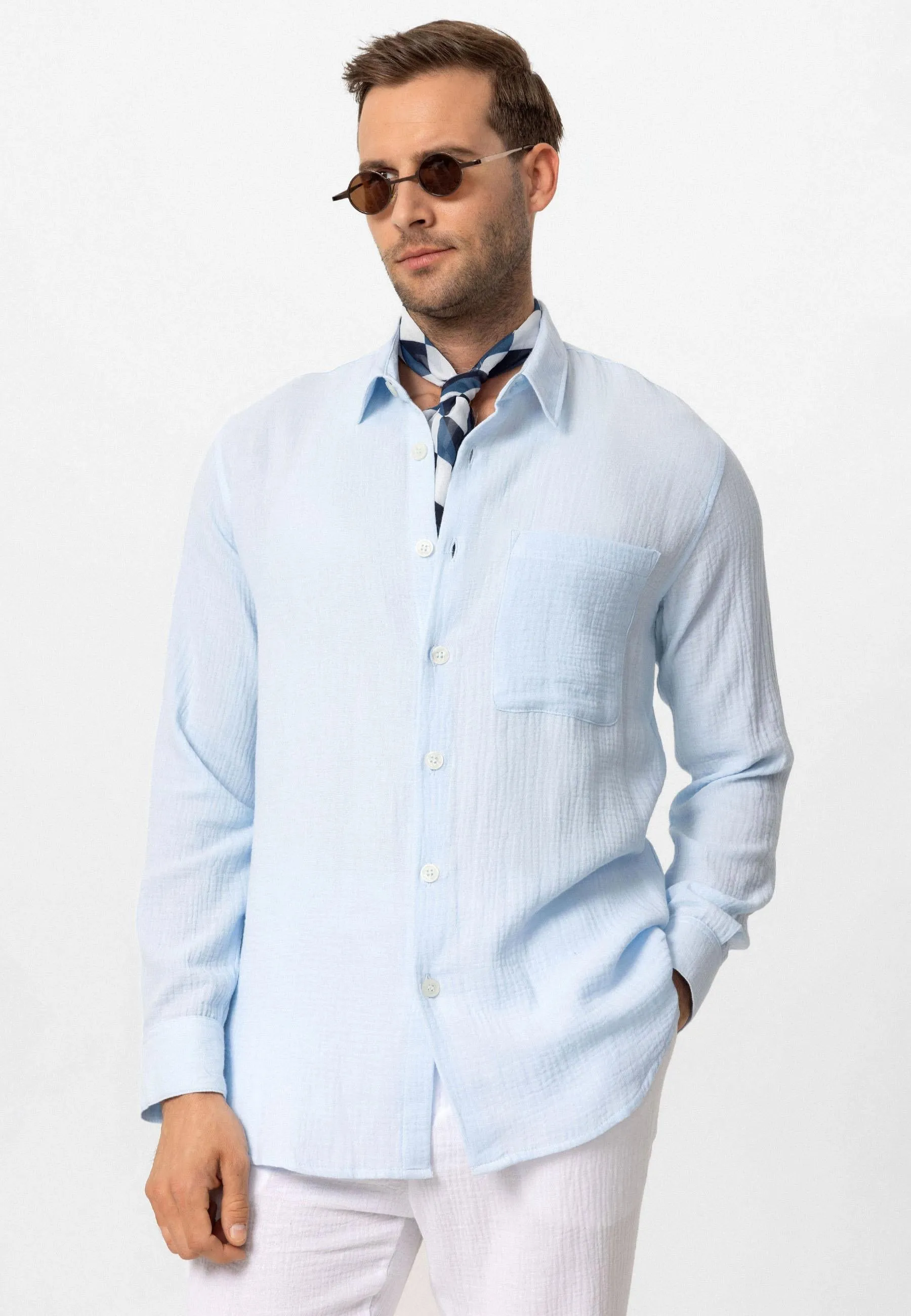 ANT Muslin Long Sleeve Men's Shirt - Margate