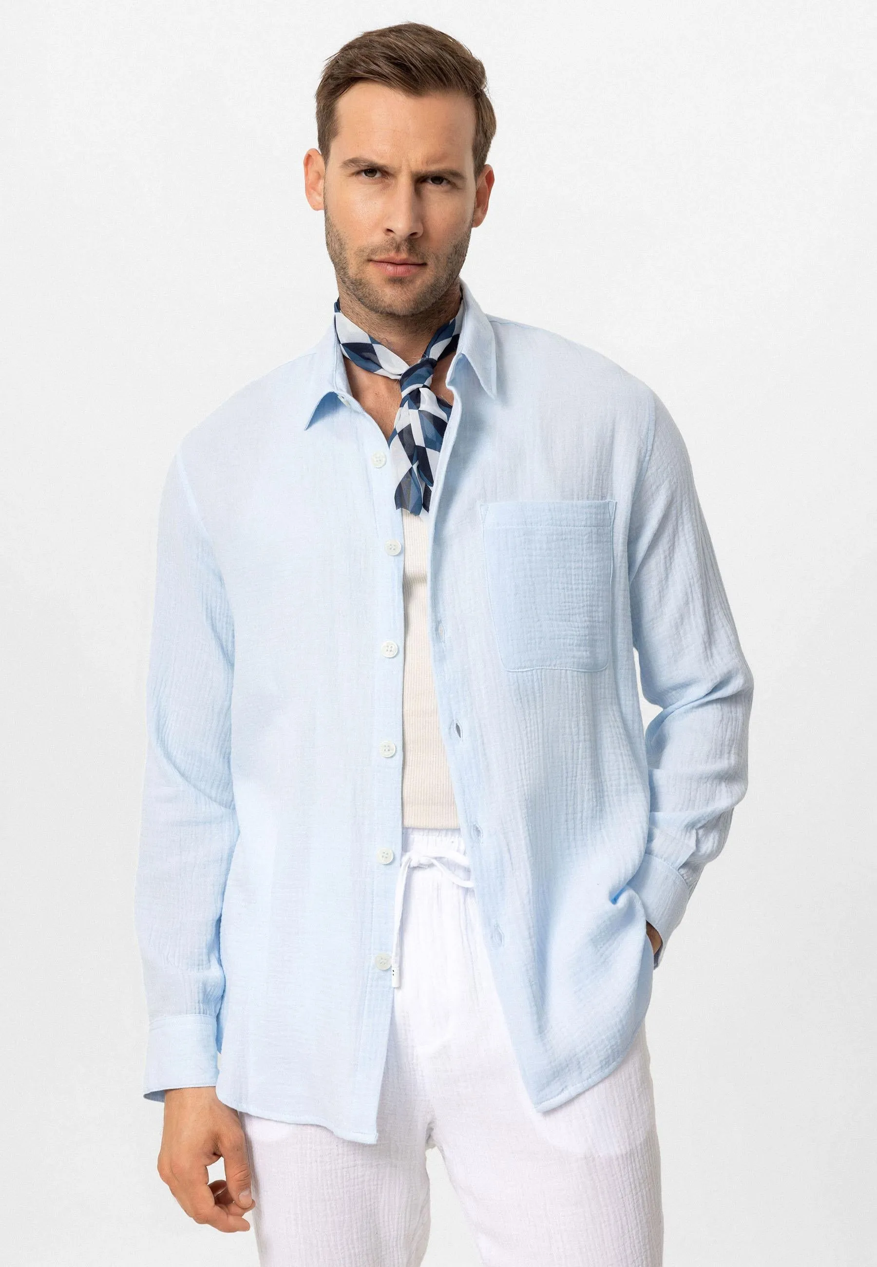 ANT Muslin Long Sleeve Men's Shirt - Margate