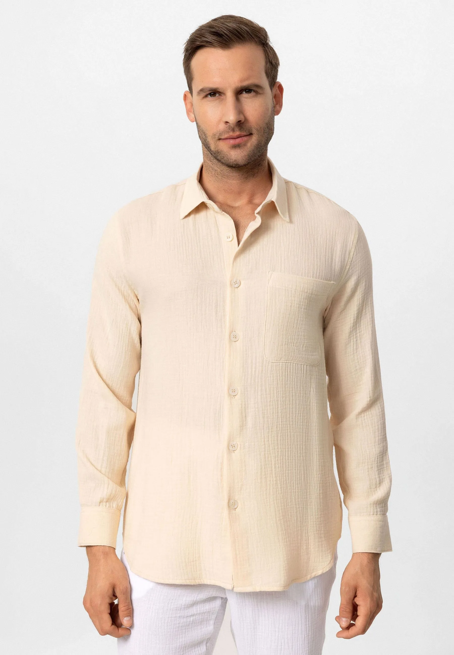 ANT Muslin Long Sleeve Men's Shirt - Monterotondo