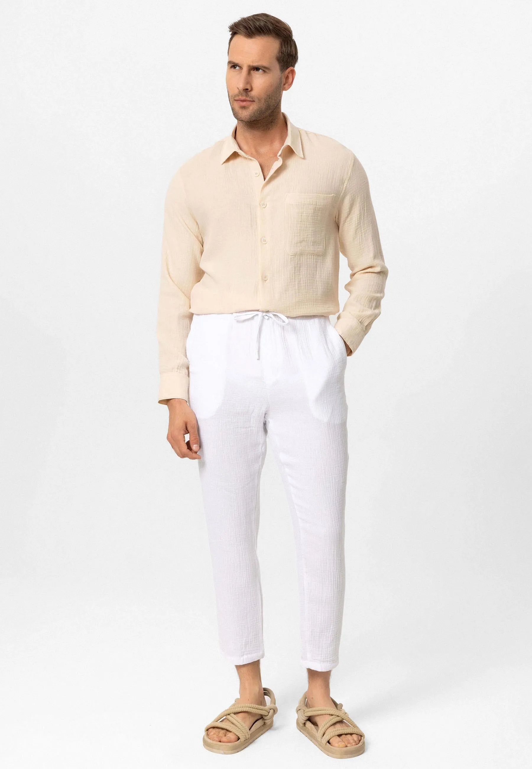 ANT Muslin Long Sleeve Men's Shirt - Monterotondo