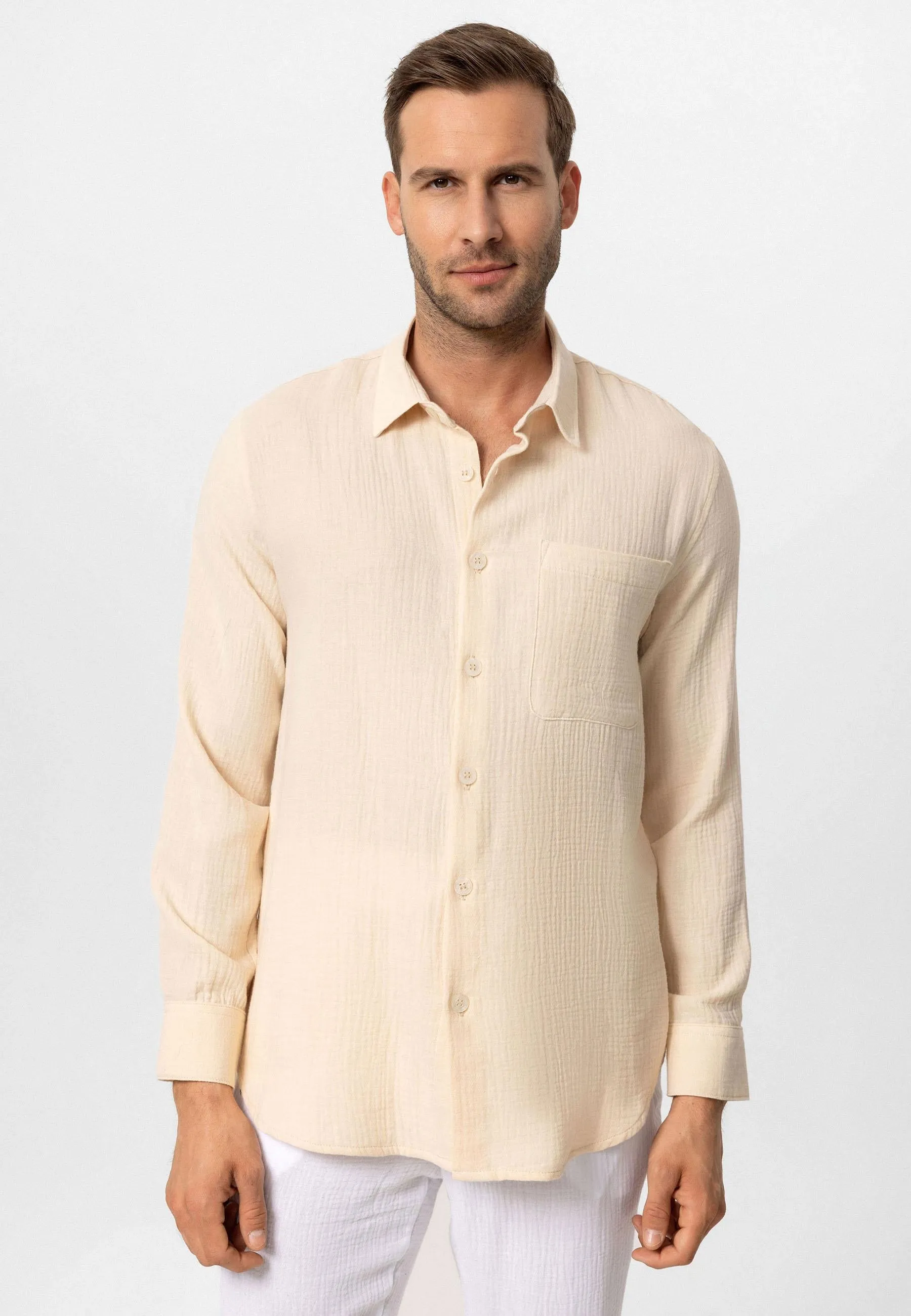 ANT Muslin Long Sleeve Men's Shirt - Monterotondo