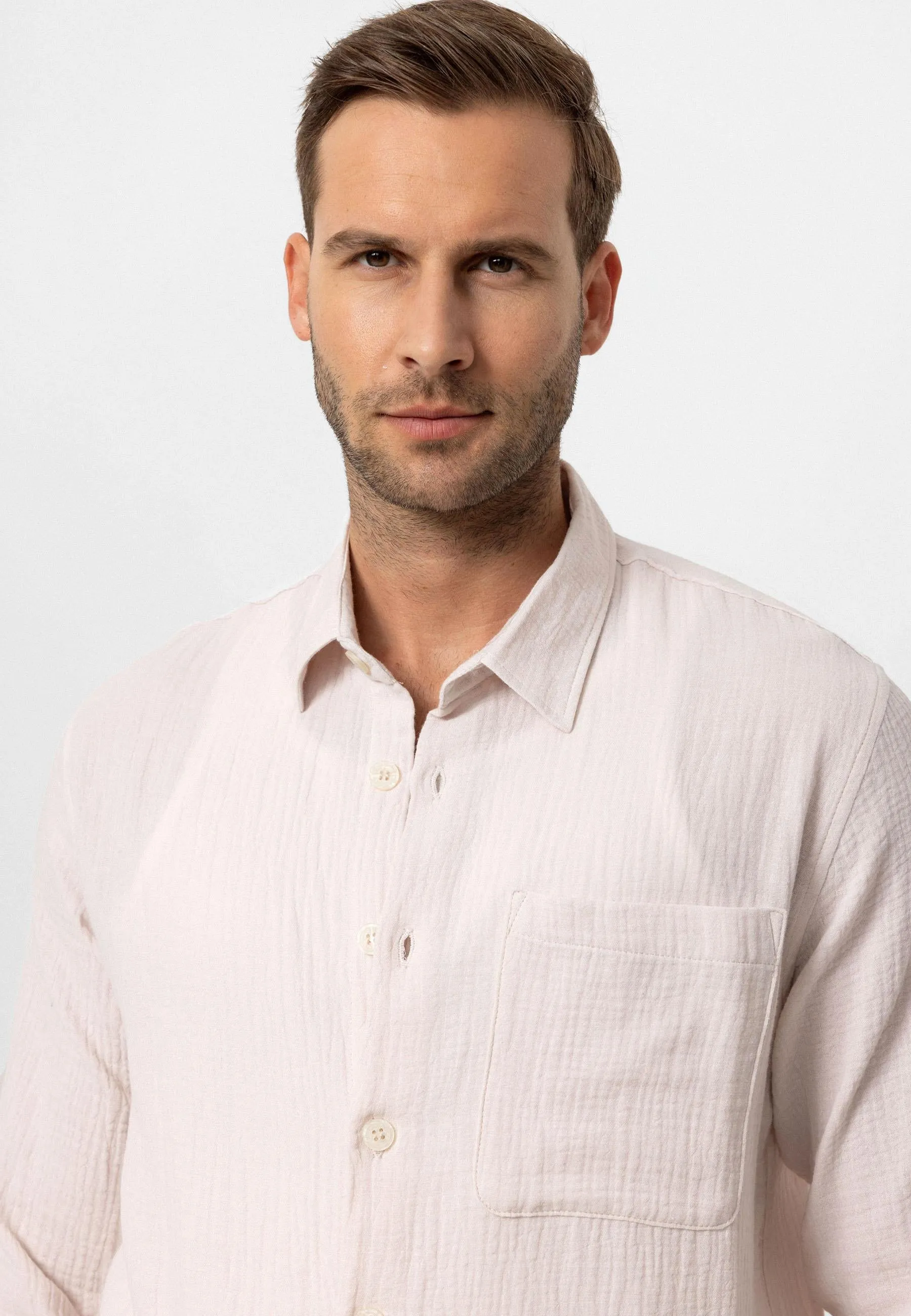 ANT Muslin Long Sleeve Men's Shirt - Newnan
