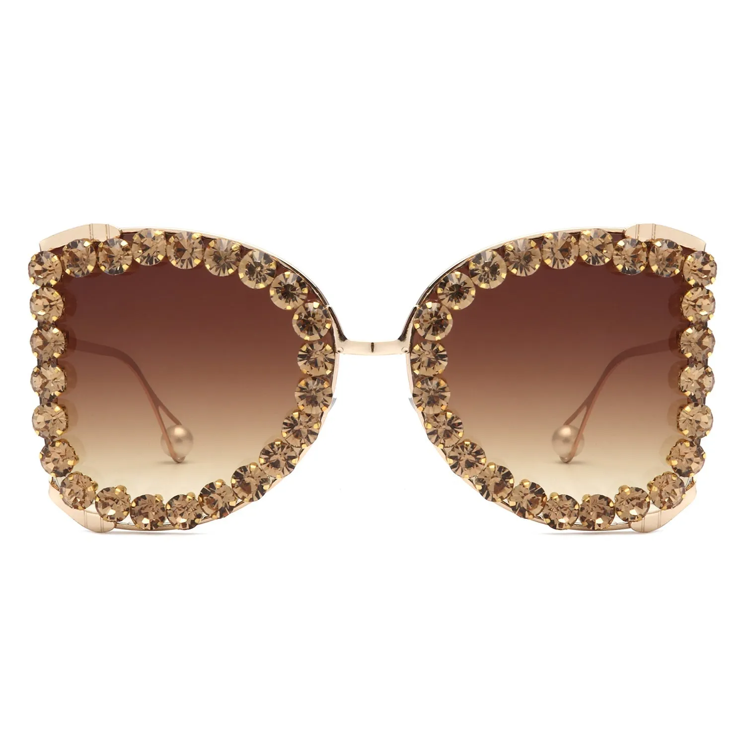 Apex - Luxury Oversized Rhinestone Butterfly Women's Sunglasses