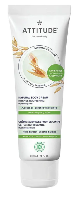 Moisturizing Avocado Body Cream - 240 ml, ATTITUDE