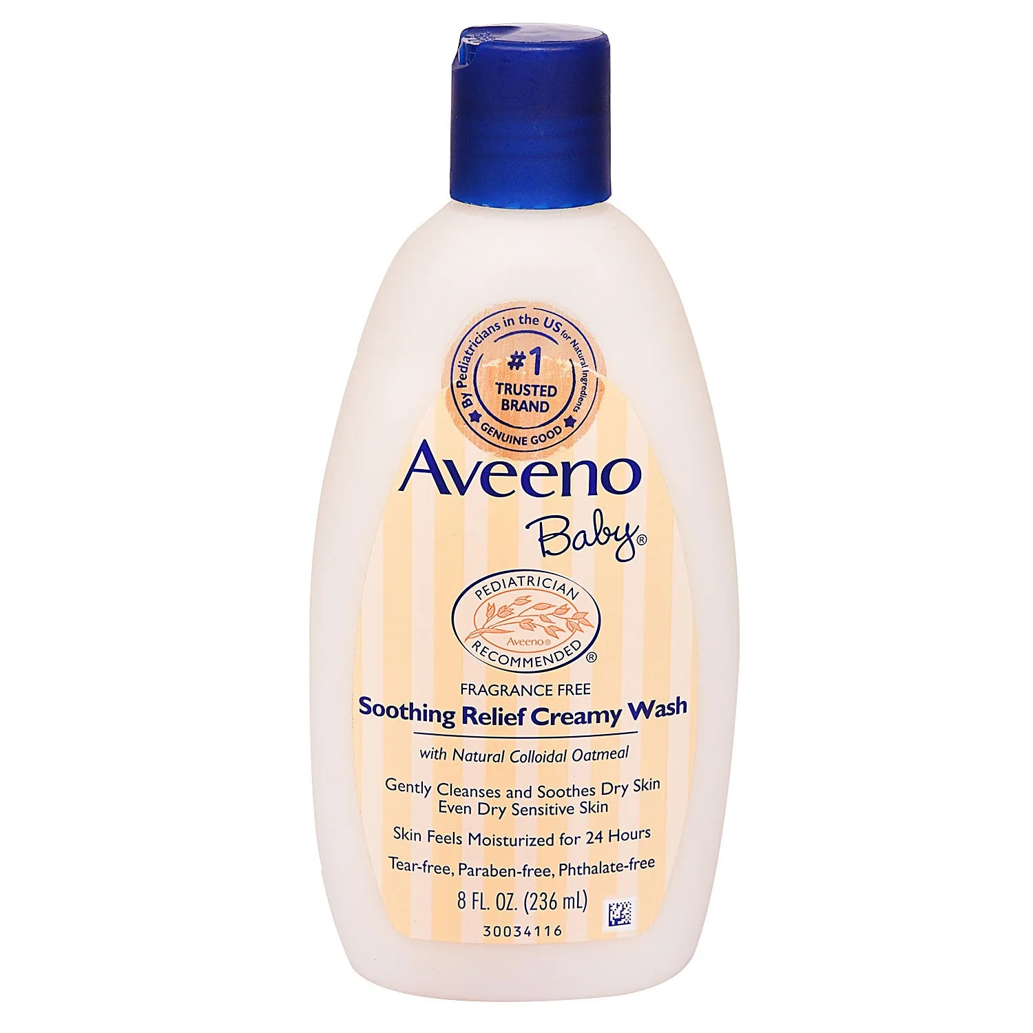 Aveeno Baby Soothing Relief Creamy Wash,236ml