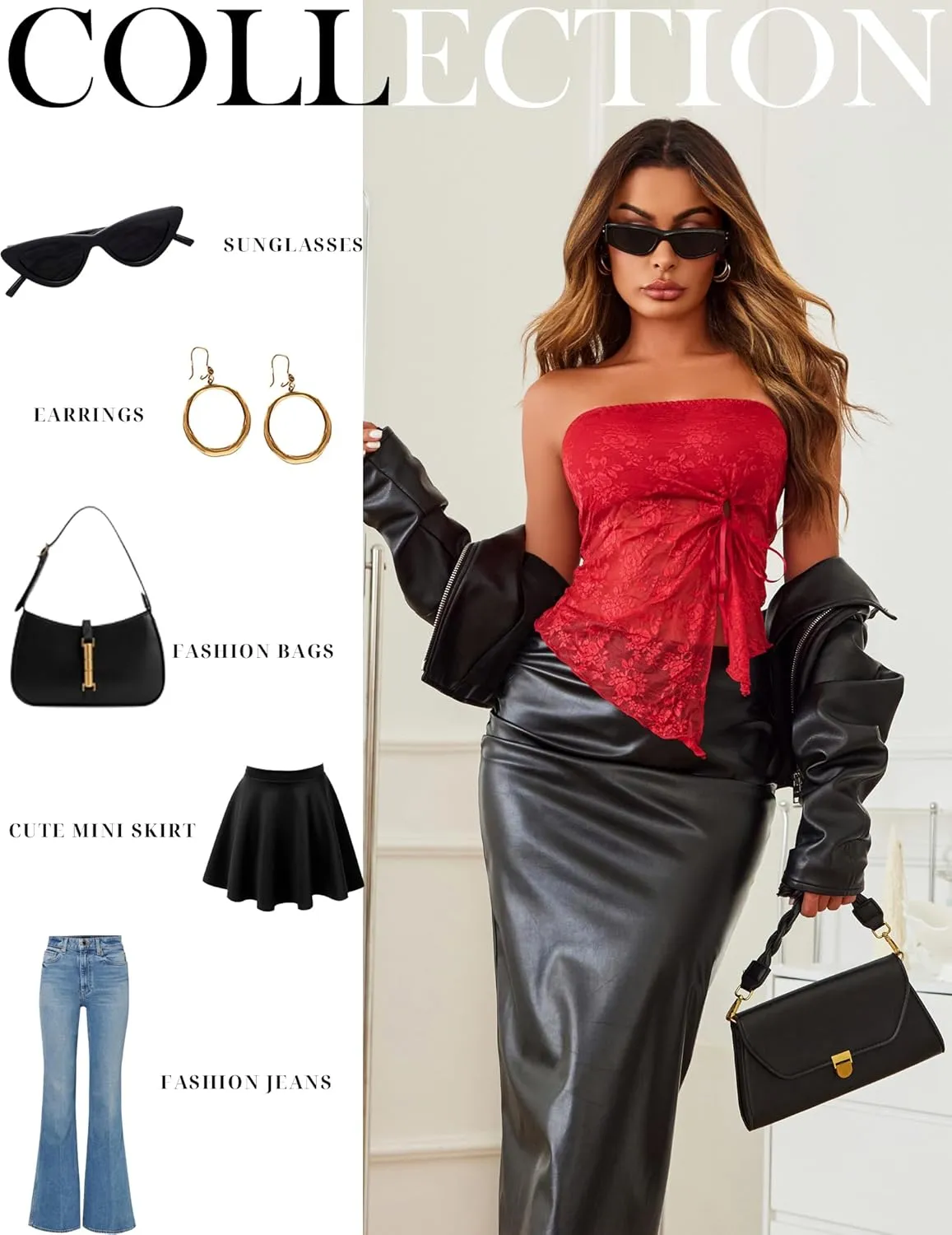 Avidlove Going Out Tops for Women Lace Camisole Y2k Tube Crop Tops Side Slit Bralettes Lingerie
