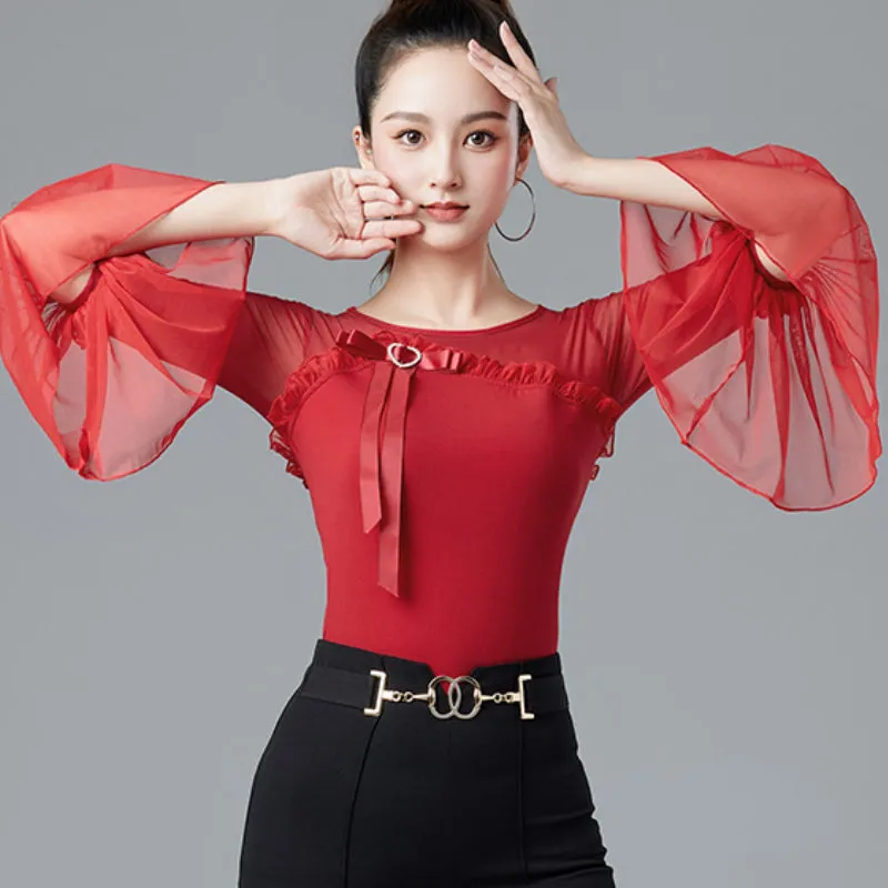 Bat Sleeve Latin/Ballroom Top