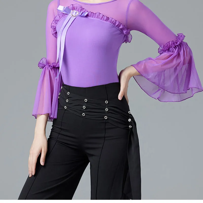 Bat Sleeve Latin/Ballroom Top