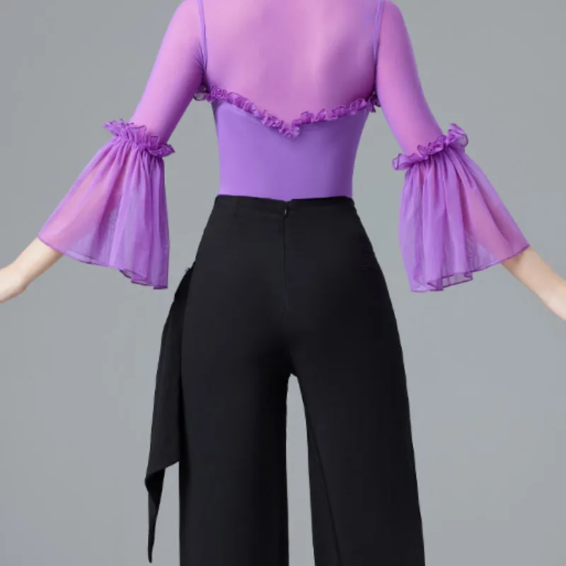 Bat Sleeve Latin/Ballroom Top