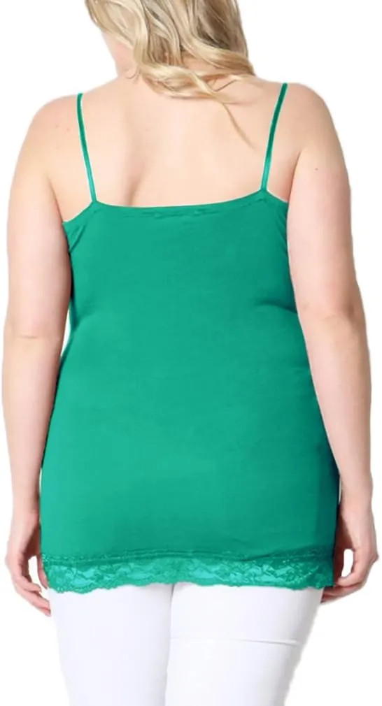 Belle Donne Camisole Tops for Women Adjustable Spaghetti Strap Tank Tops Plus Size Camisoles for Women