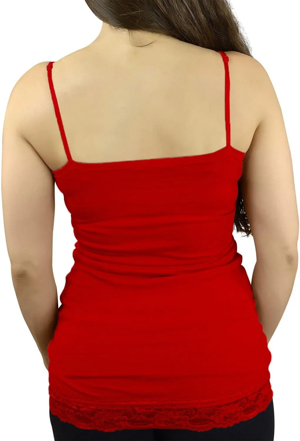 Belle Donne Camisole Tops for Women Adjustable Spaghetti Strap Tank Tops Plus Size Camisoles for Women