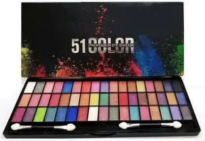 Bingeable Latest luxury high quality pigment earth 51 colors crazy girl eye make-up cosmetic christmas best eyeshadow palette