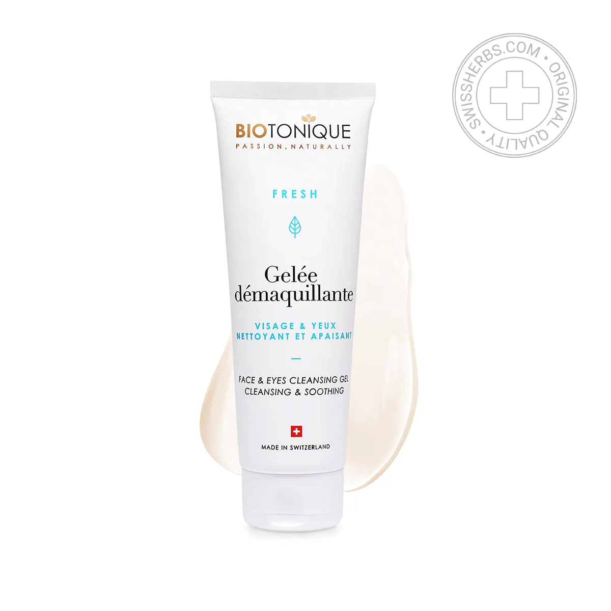 BIOTONIQUE moisturizing and soothing makeup remover jelly, 125 ml.