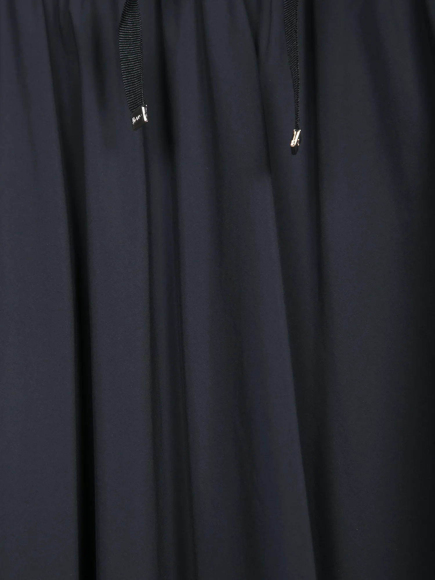 Black Light Stretch Midi Skirt