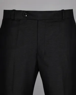 Black Luxurious Linen Pant