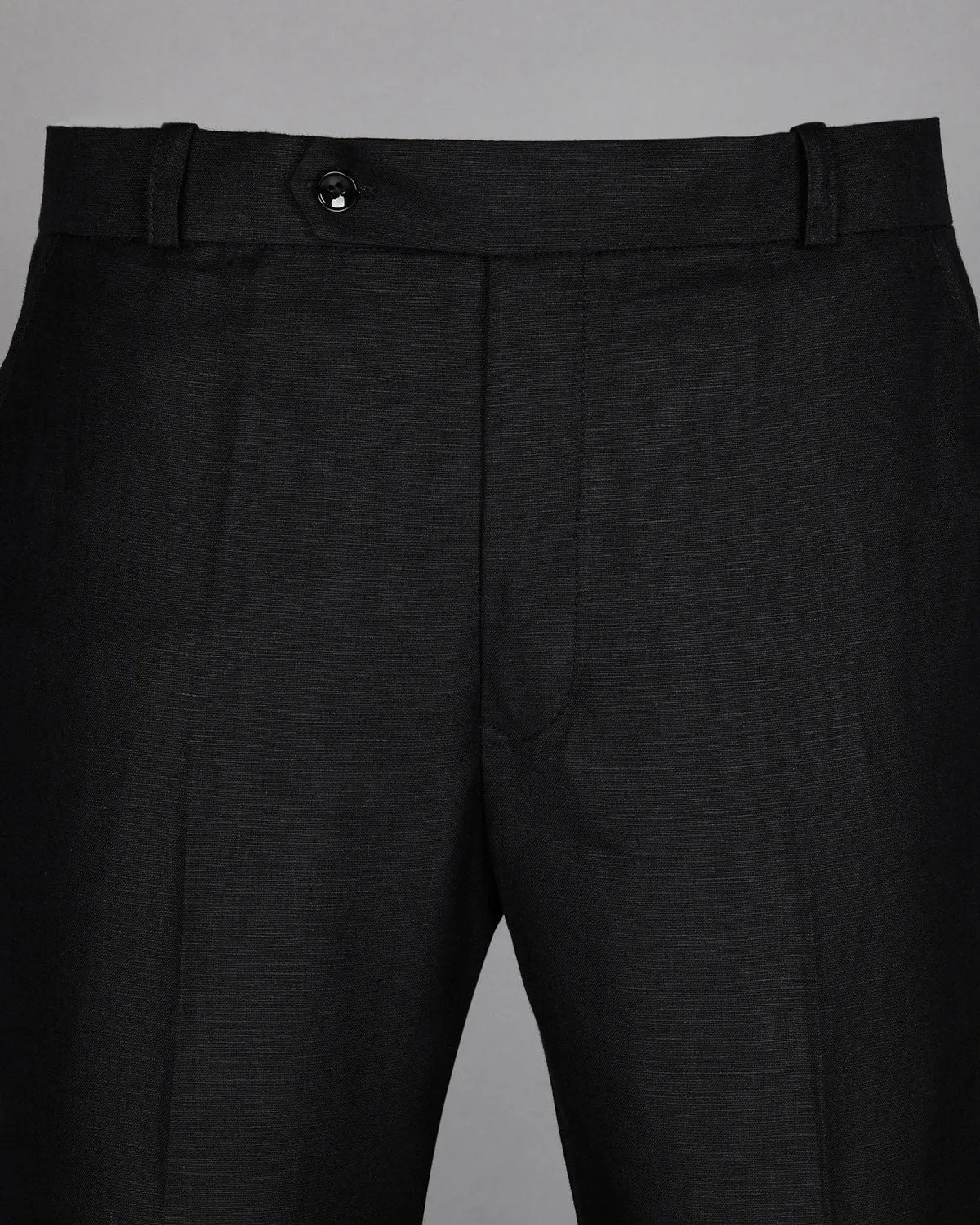 Black Luxurious Linen Pant