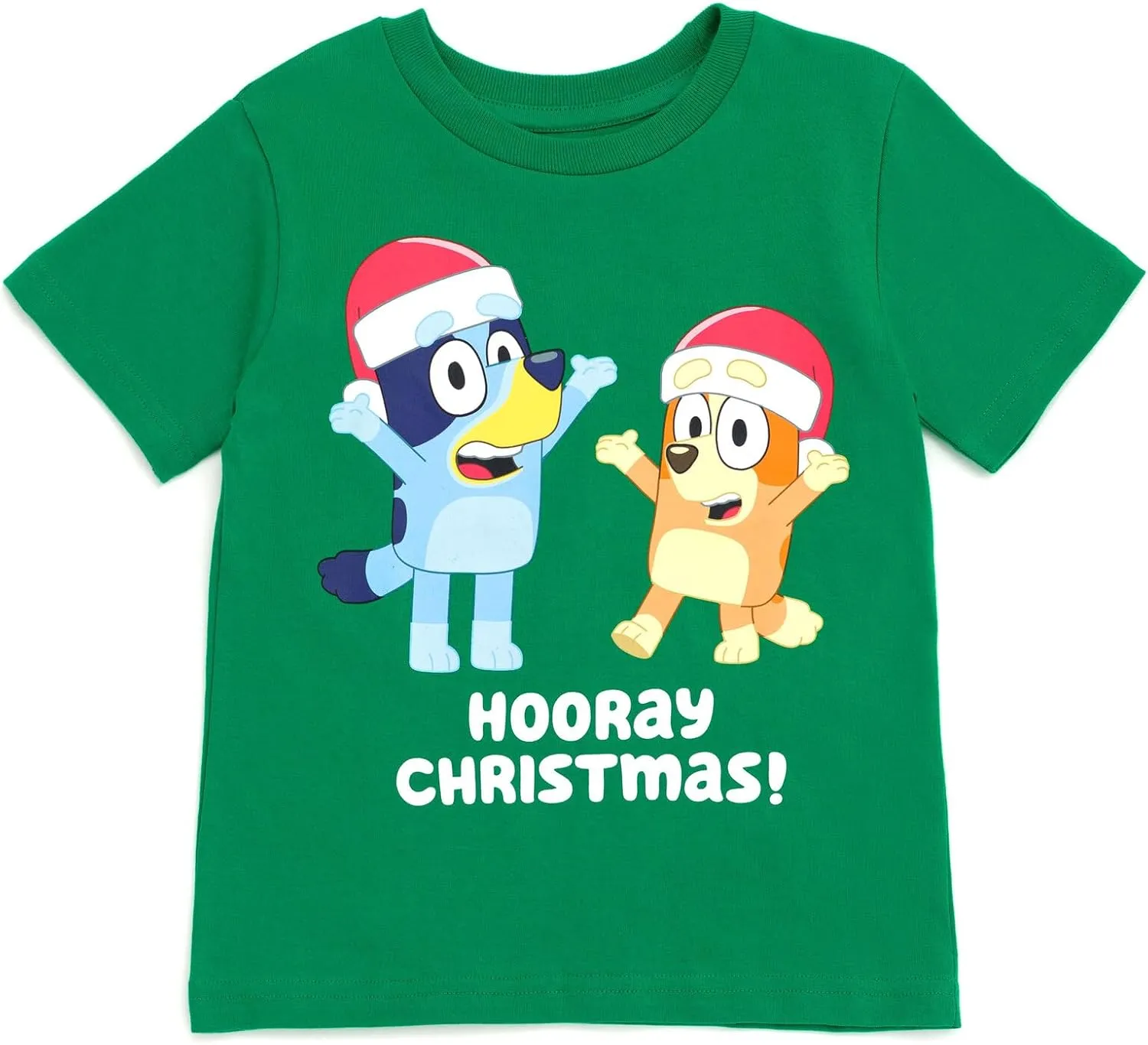 Bluey July 4th Halloween Christmas Birthday School Heart T-Shirt Infant to Big Kid Sizes (12 Months - 10-12)