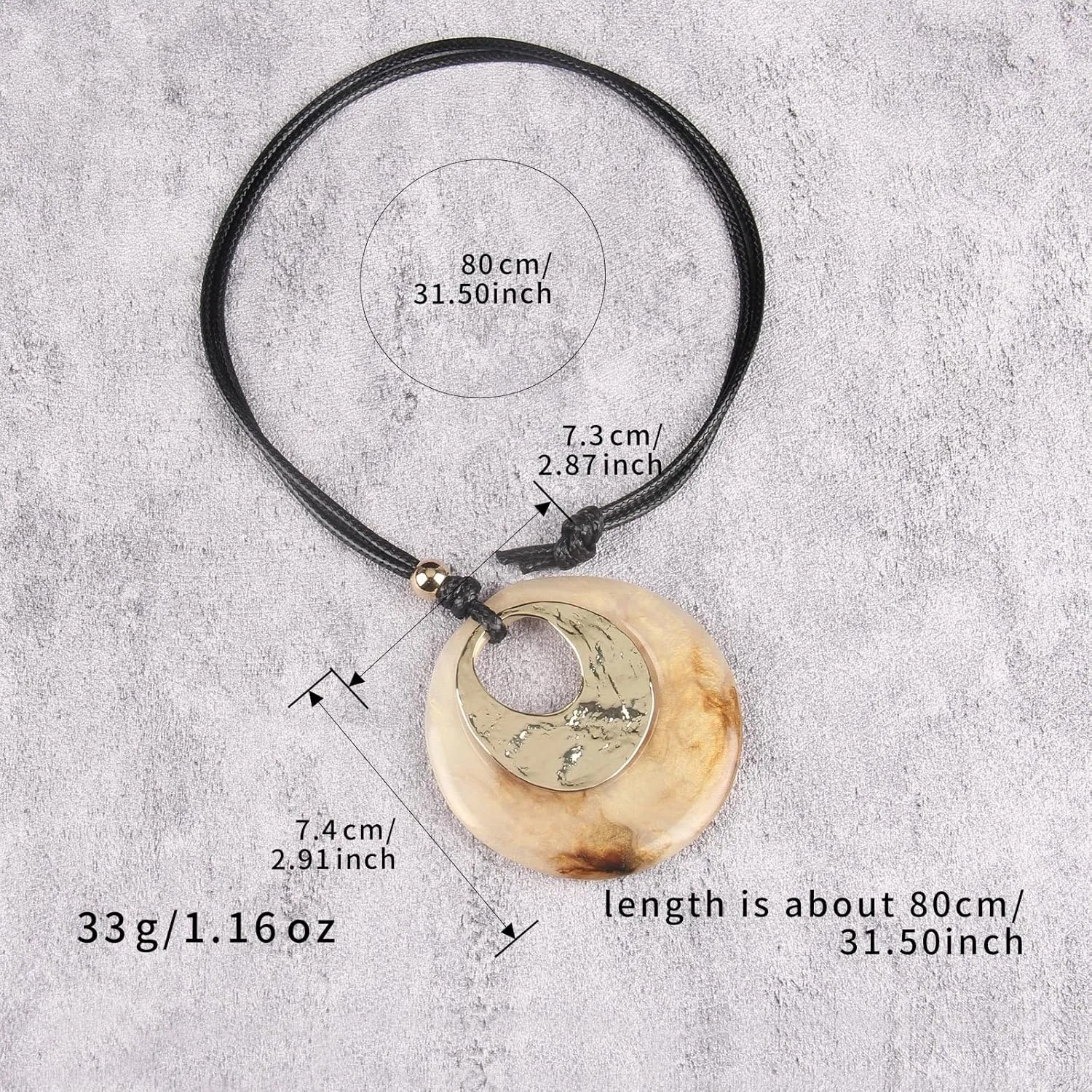 Bohemian Women's Leather Long Pendant Necklace Sweater necklace Adjustable Leather Retro Necklace Woven Handmade Jewelry