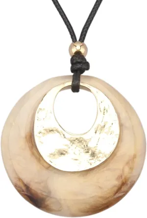 Bohemian Women's Leather Long Pendant Necklace Sweater necklace Adjustable Leather Retro Necklace Woven Handmade Jewelry