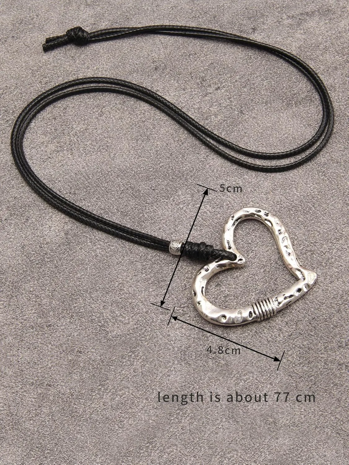 Boho Necklaces for Women Long Wooden Pendant Vintage Necklace Sweater Chain Necklace Handmade Jewelry