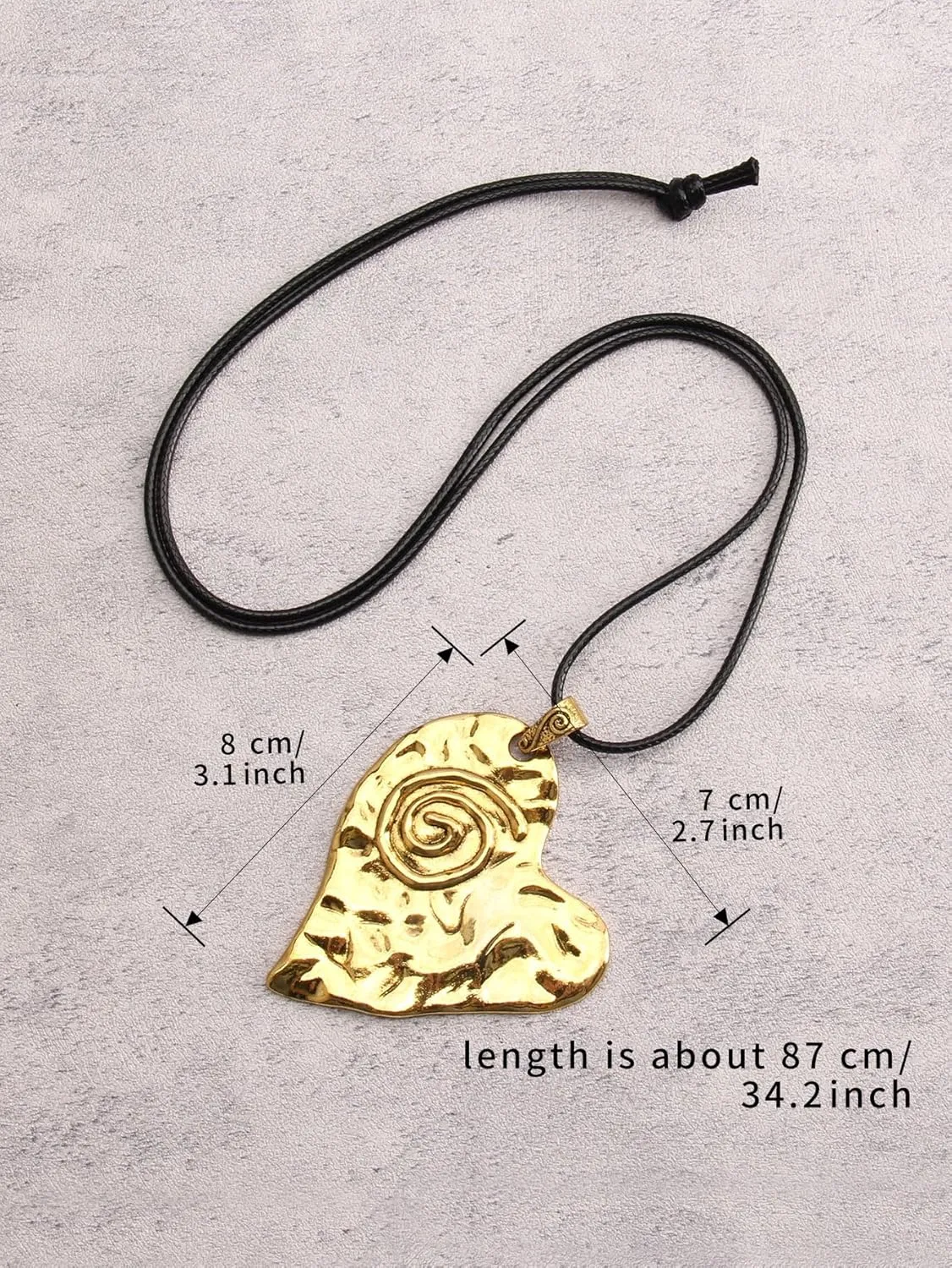 Boho Necklaces for Women Long Wooden Pendant Vintage Necklace Sweater Chain Necklace Handmade Jewelry