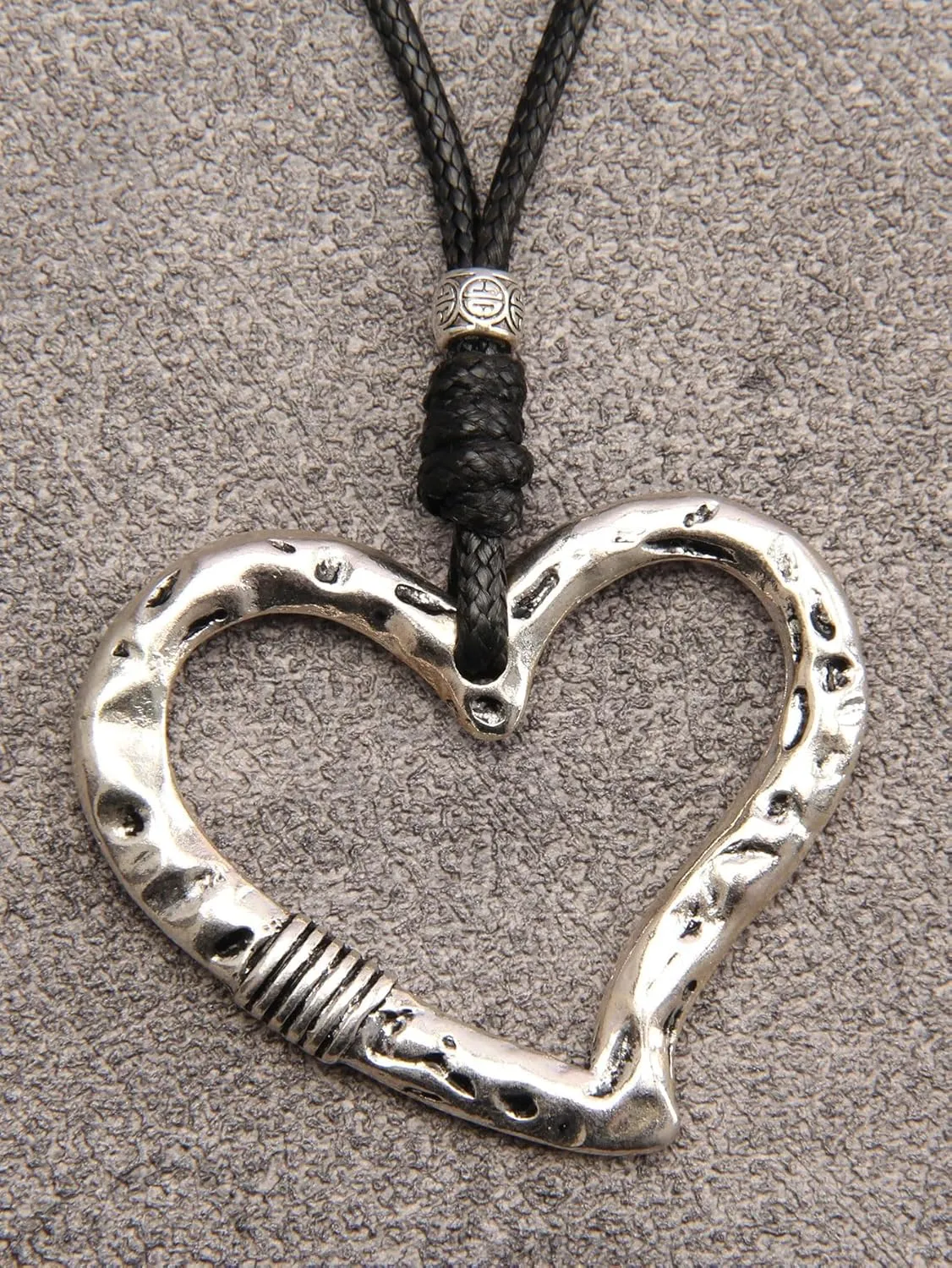 Boho Necklaces for Women Long Wooden Pendant Vintage Necklace Sweater Chain Necklace Handmade Jewelry