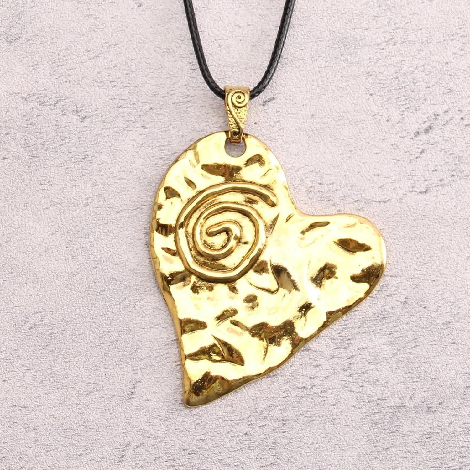 Boho Necklaces for Women Long Wooden Pendant Vintage Necklace Sweater Chain Necklace Handmade Jewelry