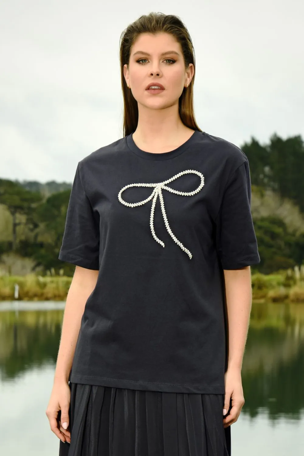 Bow'tiful Day Top | Black
