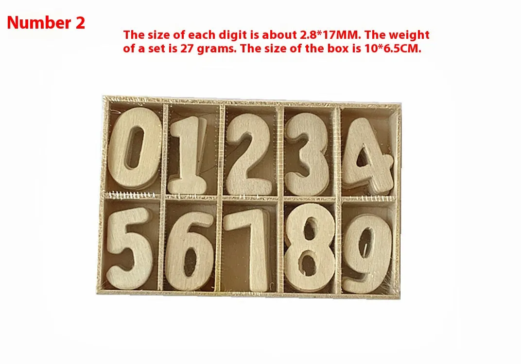 Boxed English Building Blocks Creative Style Figures Letter Ornaments Toys