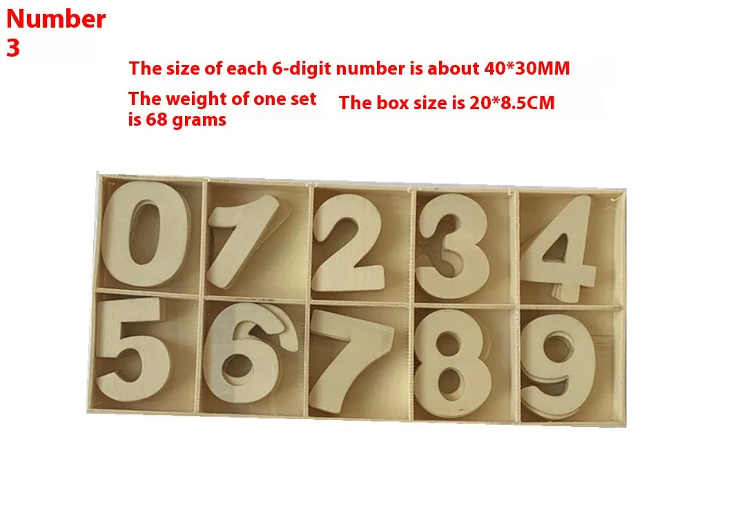 Boxed English Building Blocks Creative Style Figures Letter Ornaments Toys