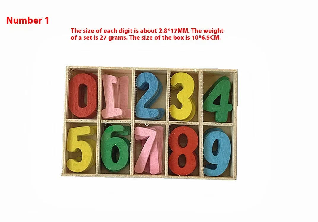 Boxed English Building Blocks Creative Style Figures Letter Ornaments Toys