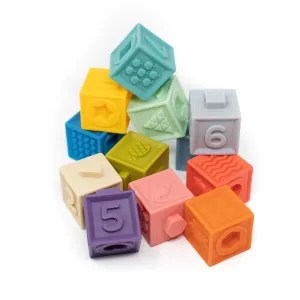 Building Block Teether   Bath Toy Primary