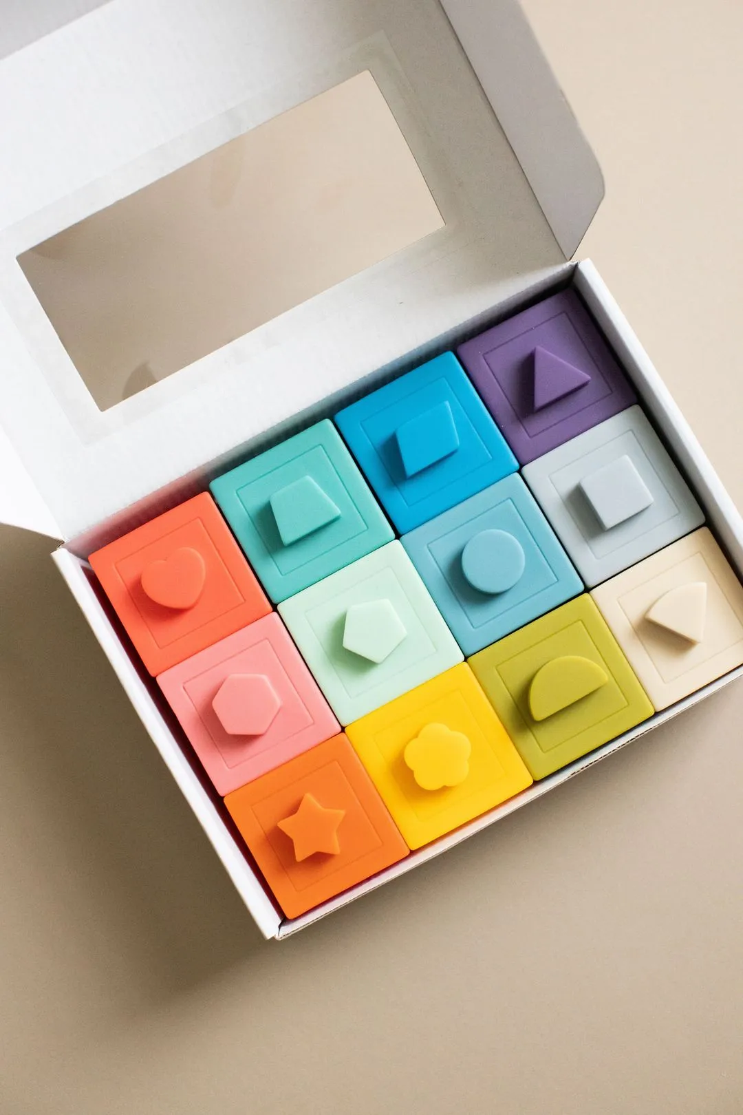 Building Block Teether   Bath Toy Primary