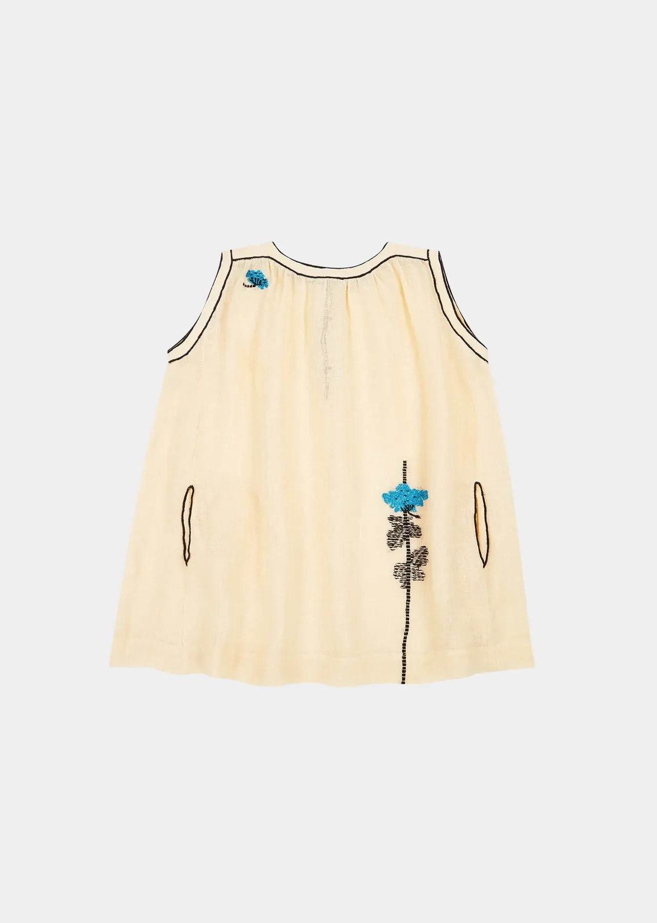 Caramel Ginger Dress - Beige - 4Y, 6Y