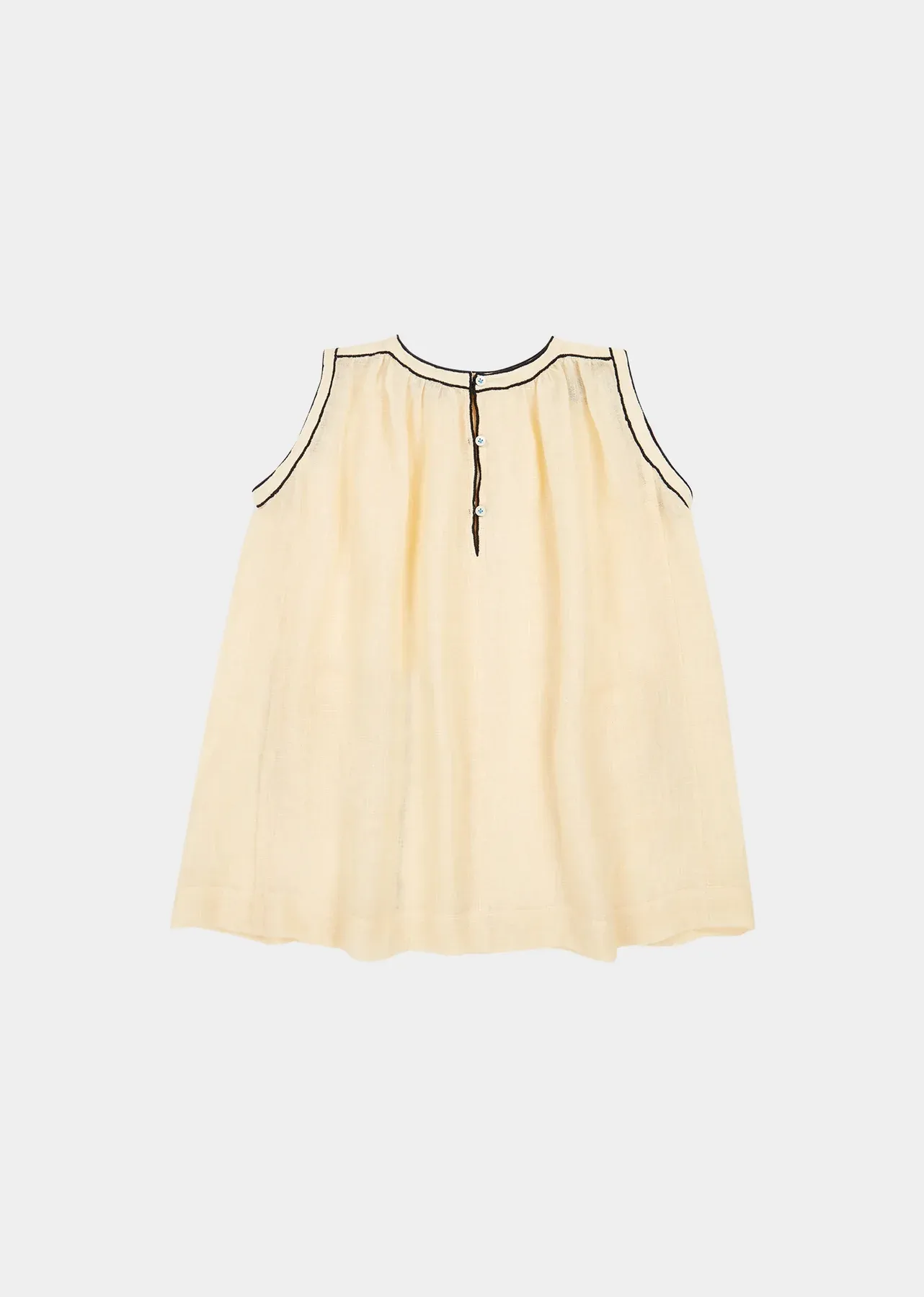 Caramel Ginger Dress - Beige - 4Y, 6Y