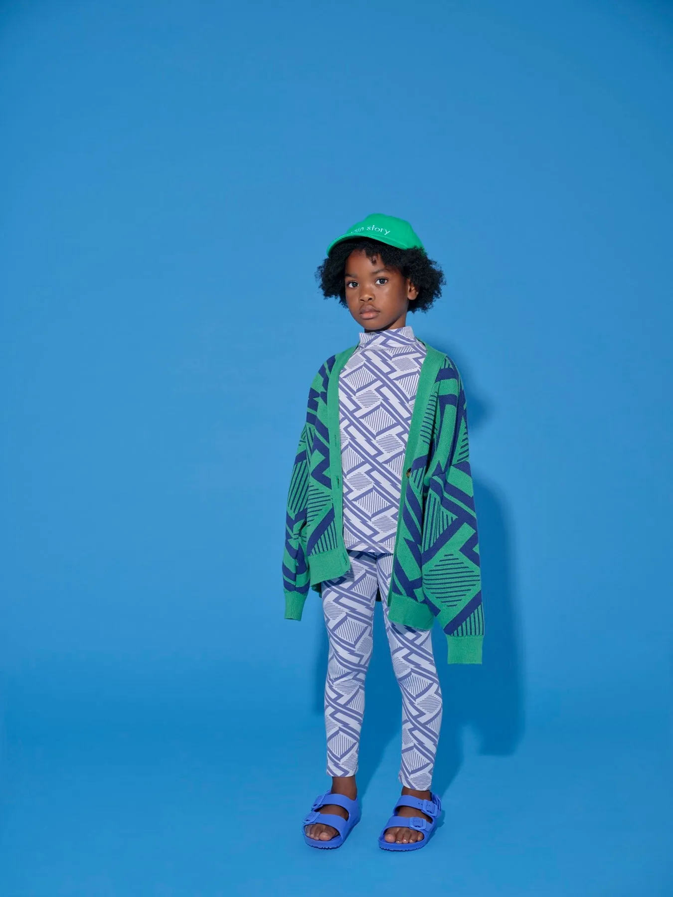 Cardigan Jacquard Jumbo Geo - sample