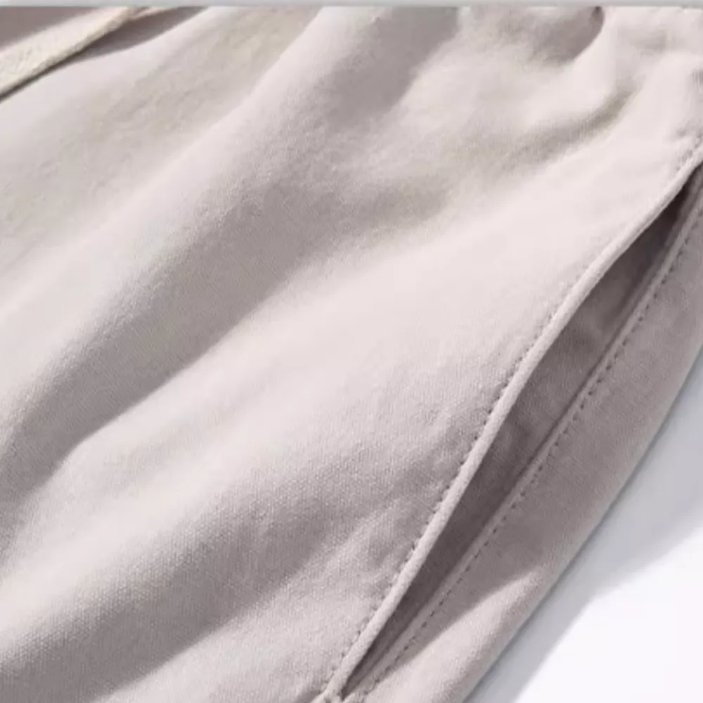 Casual Side Zip Cargo Pants