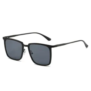 Chic Retro Square Sunglasses with UV400 Protection and Sleek Metal Frame